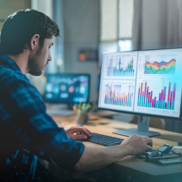 Gráficos e Análises em Tempo Real